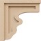 Ekena Millwork 3"W x 12"D x 12"H Thin Highland Rough Cedar Woodgrain TimberThane Corbel, Primed Tan CORUR03X12X12HLDRCPR - alternate 2